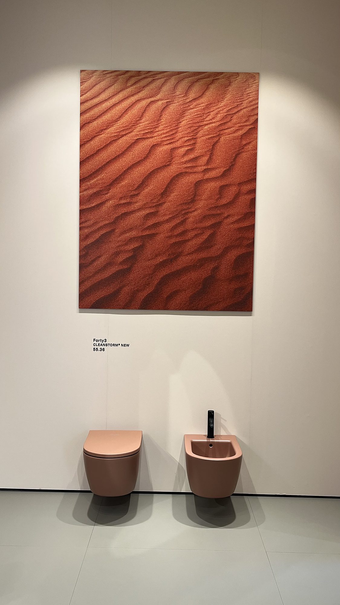 Forty3 · CleanStorm® — vaso + bidet sospesi 55.36